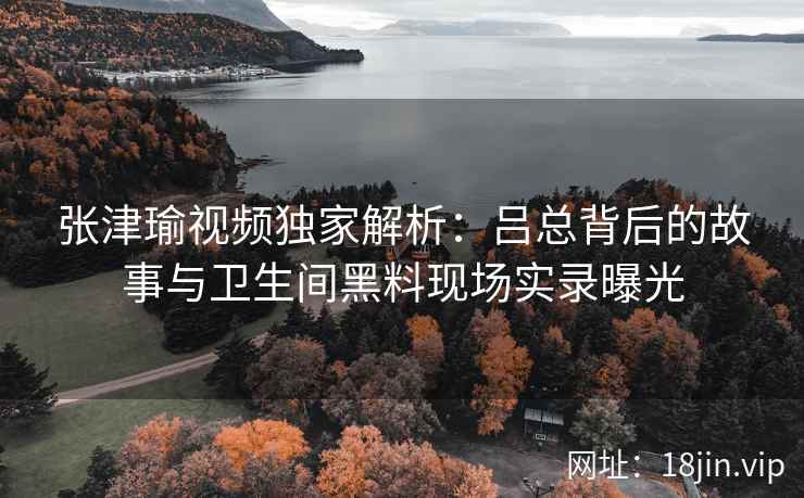 张津瑜视频独家解析：吕总背后的故事与卫生间黑料现场实录曝光